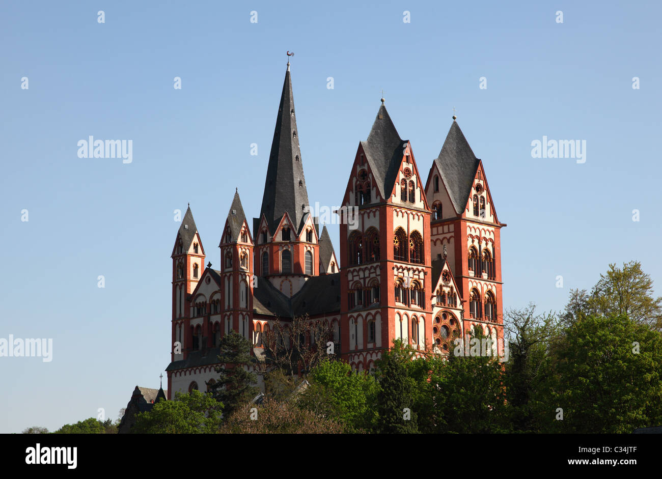 Cattedrale nel Limburgo (Limburger Dom), Hesse in Germania Foto Stock