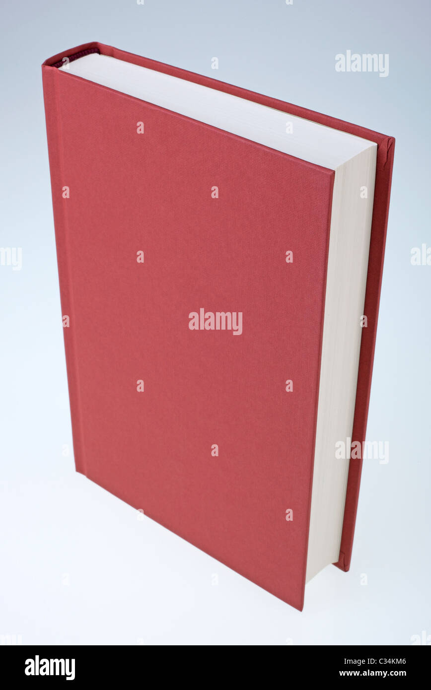 Red Book con copertina rigida Foto Stock