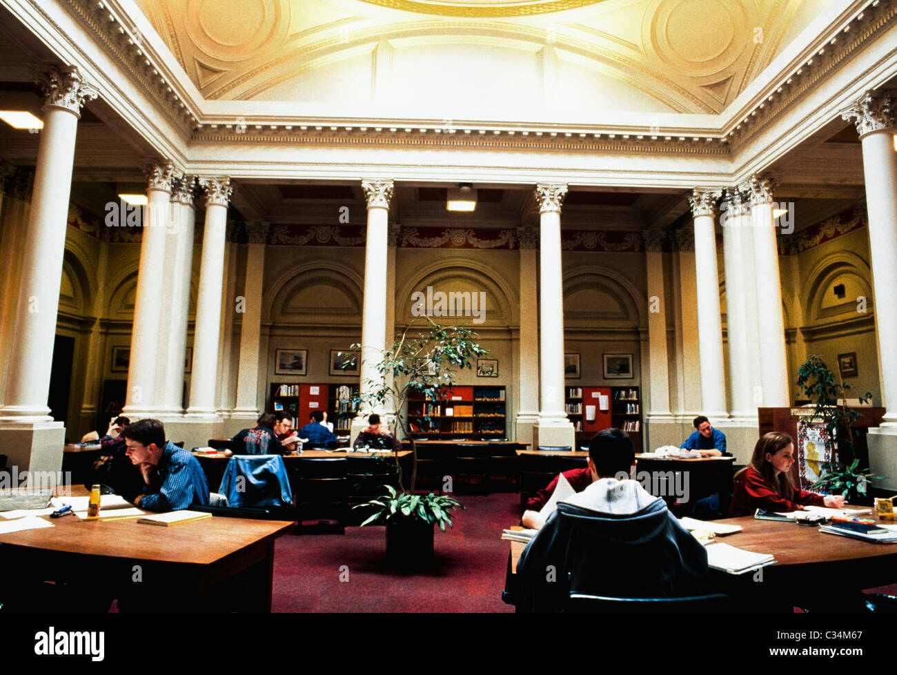 Belfast, Co Antrim, Irlanda del Nord, Biblioteca Centrale Foto Stock