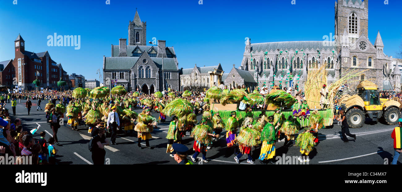 Dublino, Co Dublin, Irlanda, il giorno di San Patrizio Parade Foto Stock