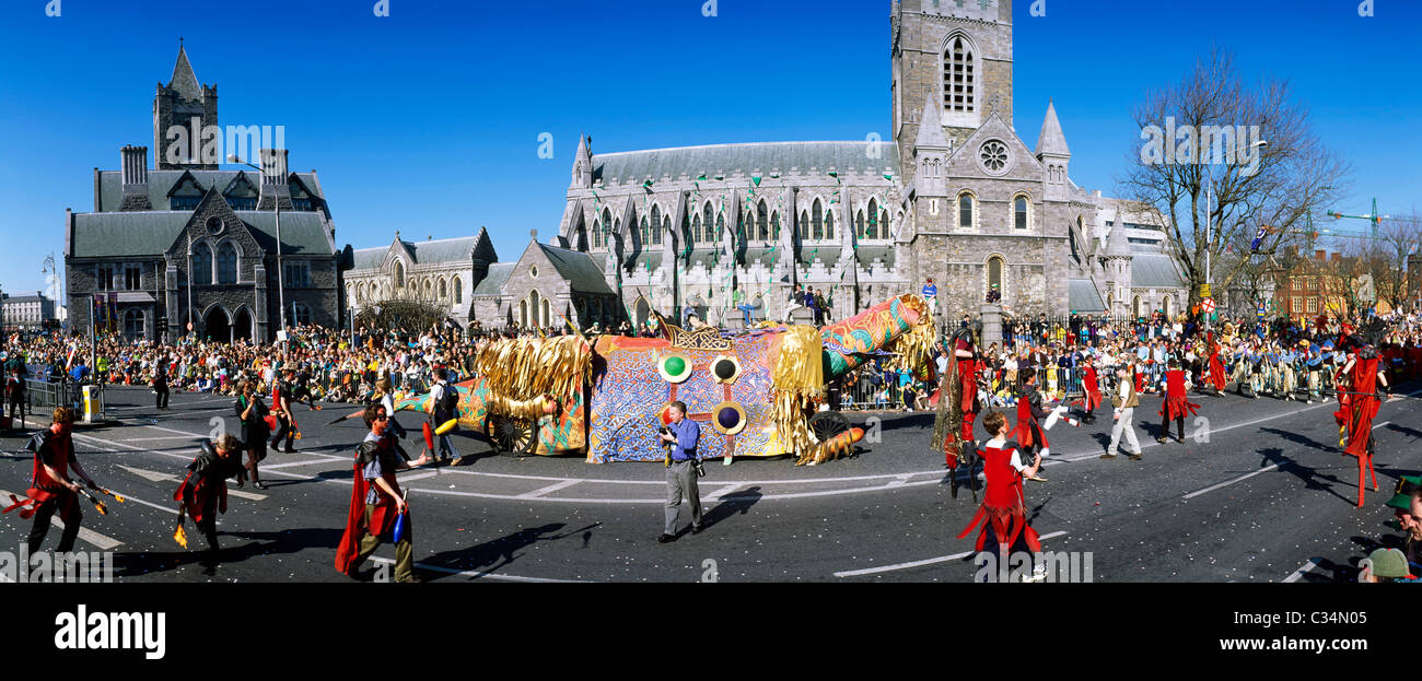 Dublino, Co Dublin, Irlanda, il giorno di San Patrizio Parade Foto Stock