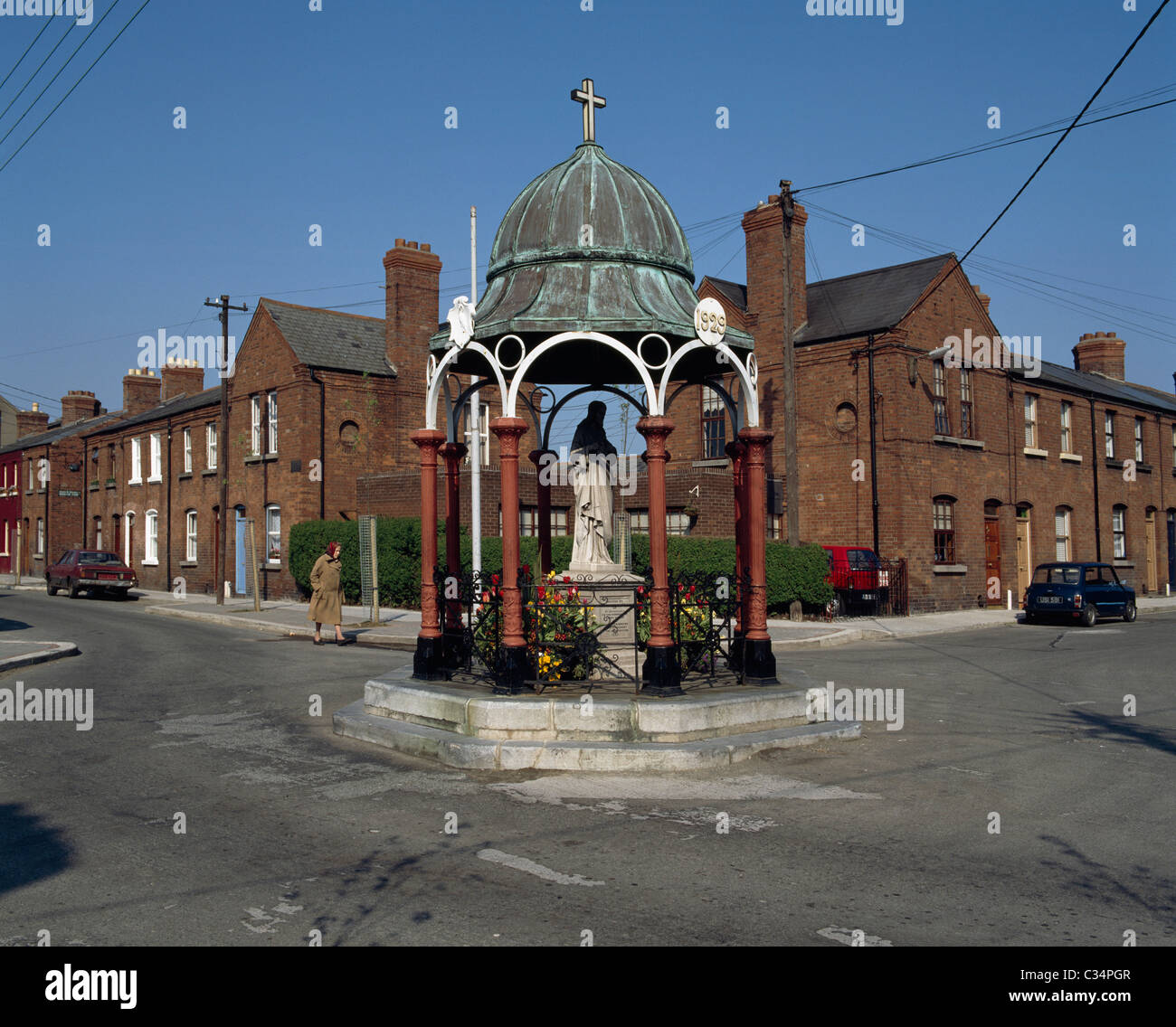 Dublino,Co Dublin , Ireland;statua religiosa in libertà Foto Stock