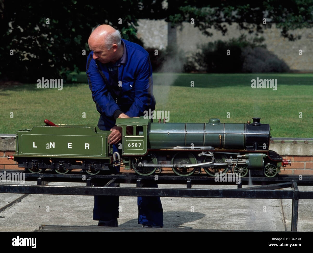 Dublino,Co Dublin , Ireland;modello di treno in Marley Park Foto Stock