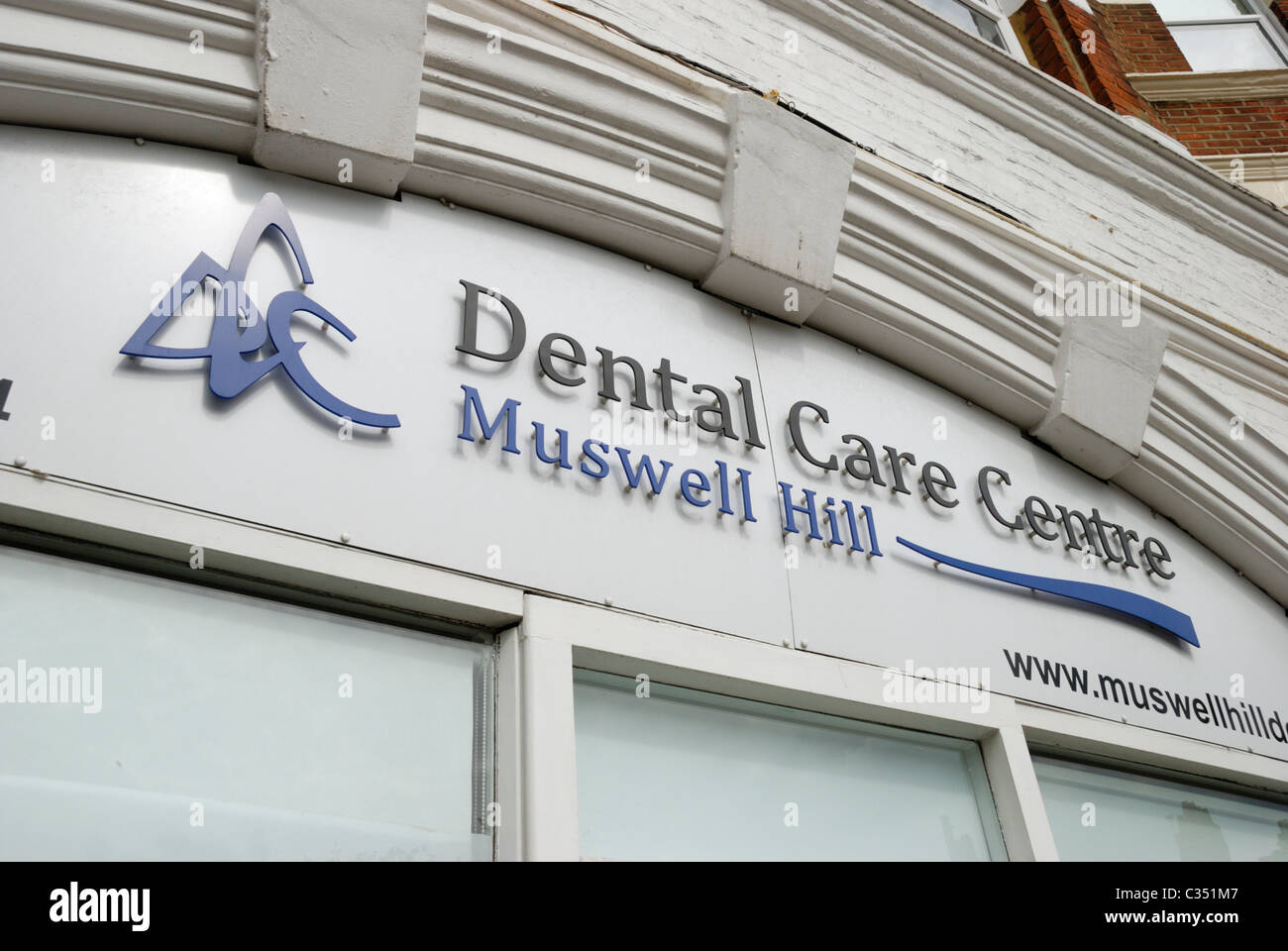 Dental Care Centre di Londra, Inghilterra Foto Stock