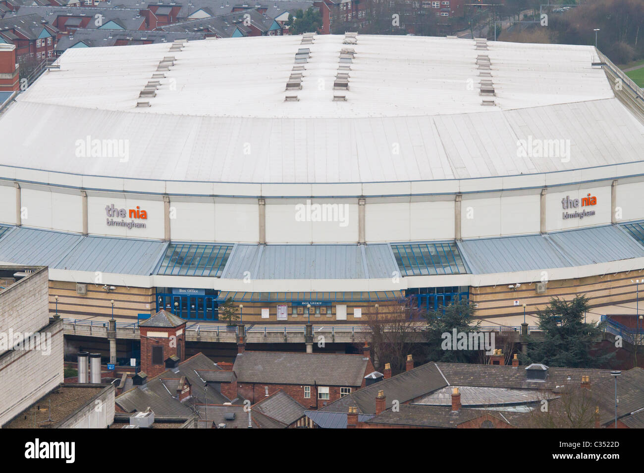 La National Indoor Arena di Birmingham City Centre West Midlands. Foto Stock