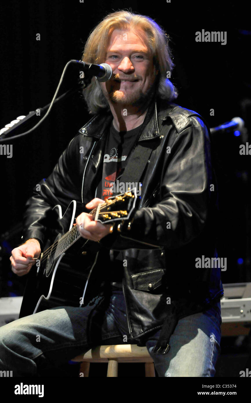 Daryl Sala della Hall e Oates suonare dal vivo presso il Centro per le Arti a Mizner Park. Boca Raton, Florida - 20.02.09 Foto Stock