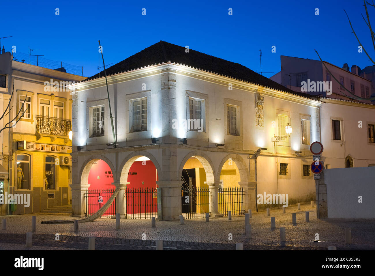 Mercato di schiavi Museum, Lagos, Portogallo, in Algarve Foto Stock