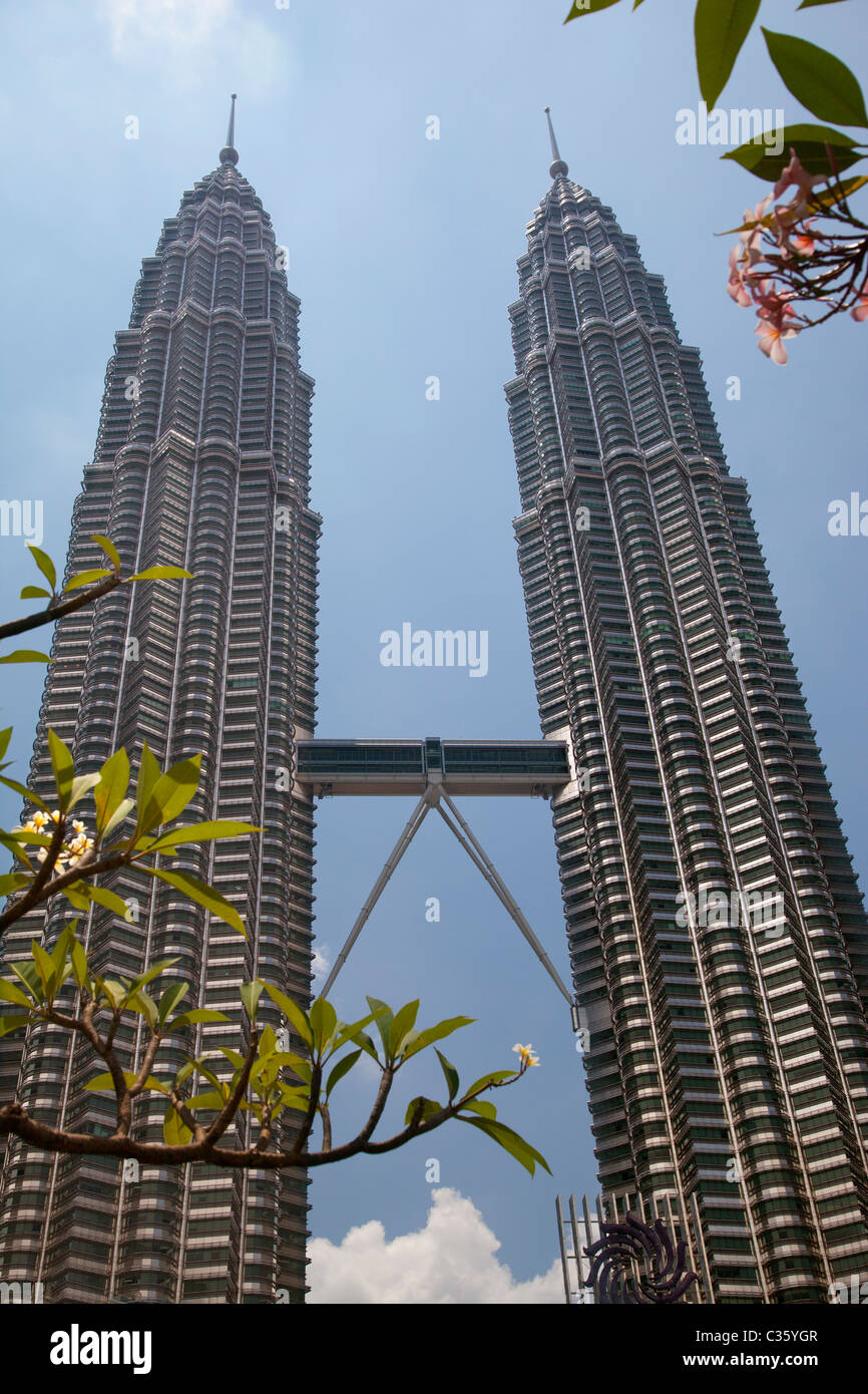 Le Torri Petronas di Kuala Lumpur 3 Foto Stock