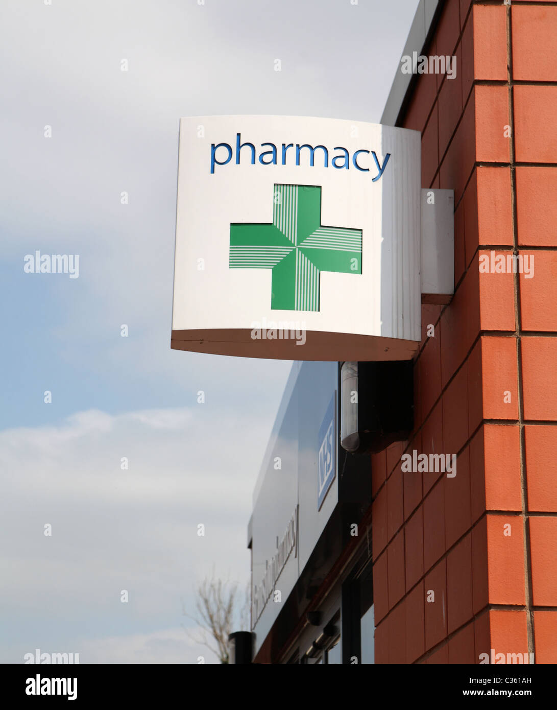 Segno della farmacia Foto Stock Segno della farmacia Foto Stock