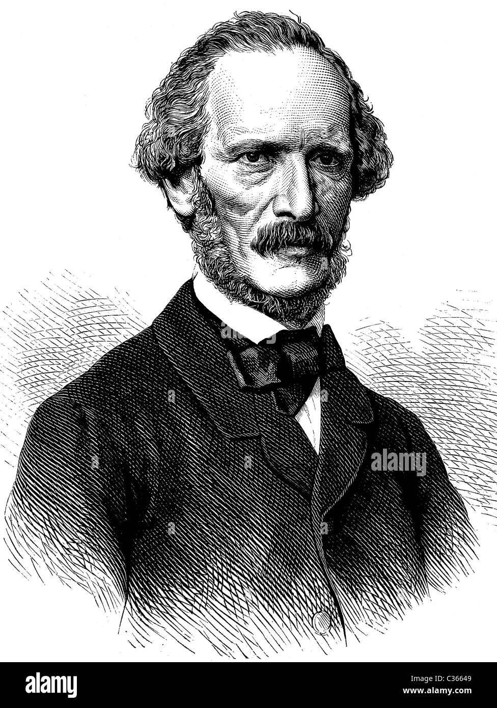 Eduard Bendemann, 1811-1889, pittore tedesco, storico illustrazione, circa 1886 Foto Stock