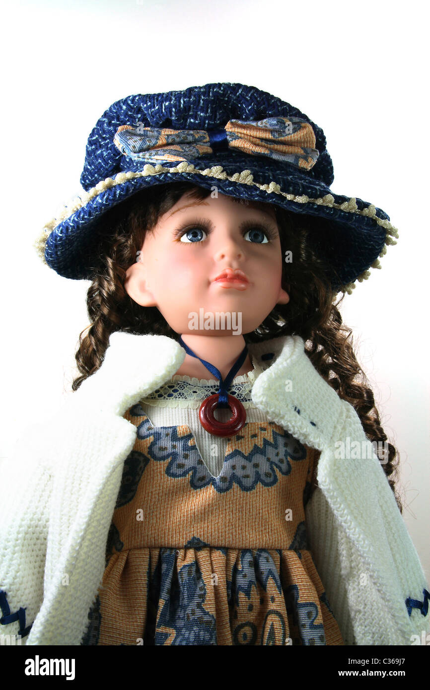 Dolly con un abbigliamento colorato Foto Stock