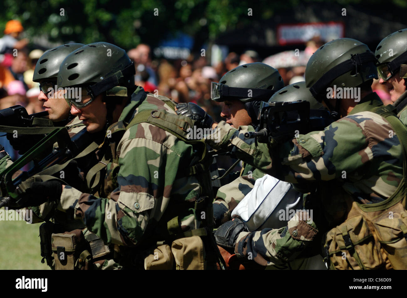 Visualizza dell esercito francese forze Foto Stock