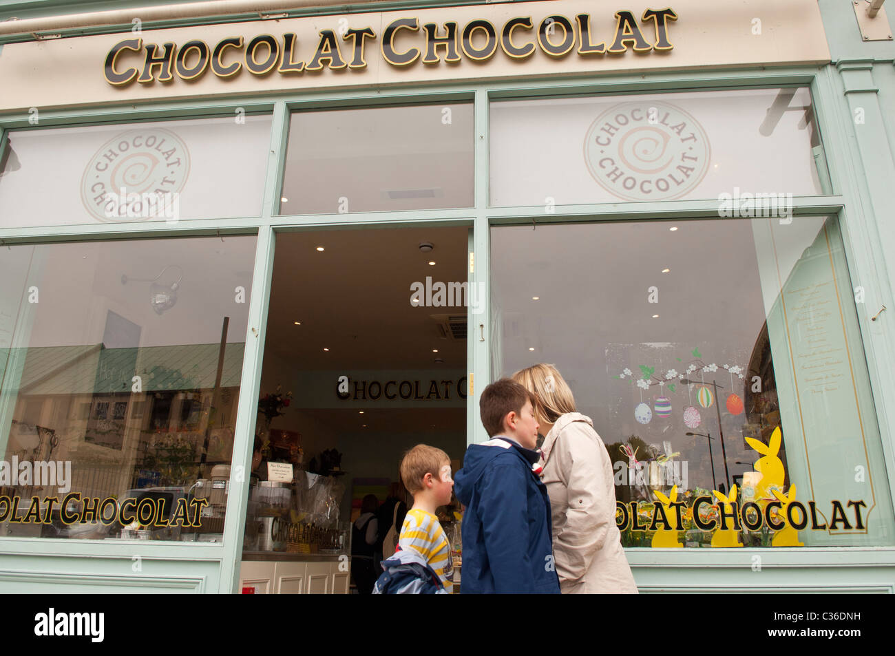 La Chocolat Chocolat shop store in Cambridge , Cambridgeshire , Inghilterra , Inghilterra , Regno Unito Foto Stock