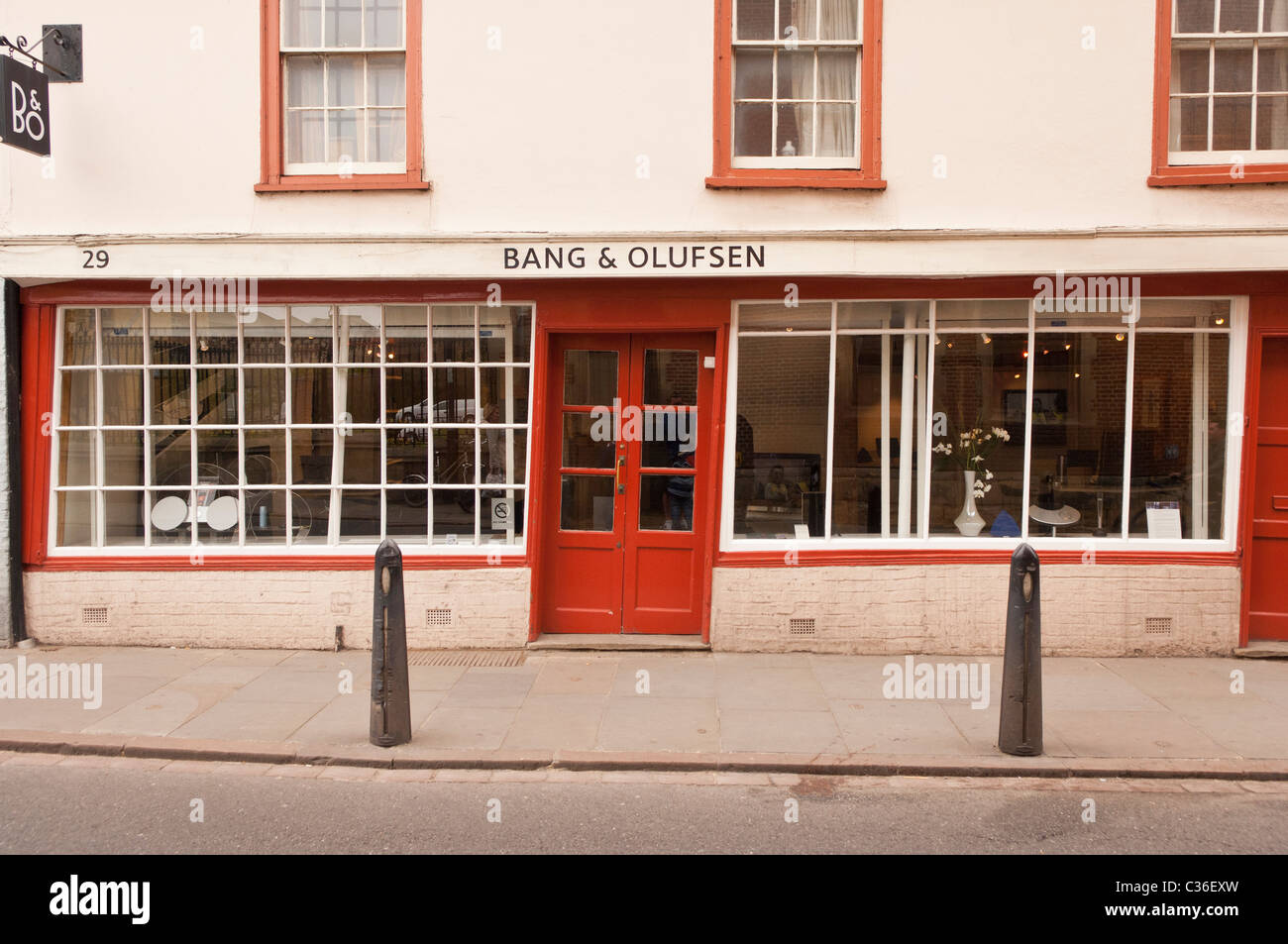 Il Bang & Olufsen shop store in Cambridge , Cambridgeshire , Inghilterra , Inghilterra , Regno Unito Foto Stock