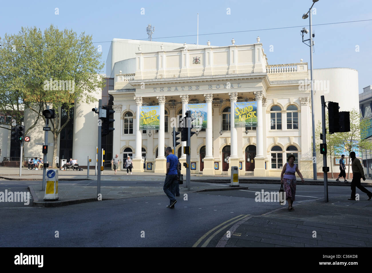 Stock Foto del Theatre Royal di Nottingham. Foto Stock