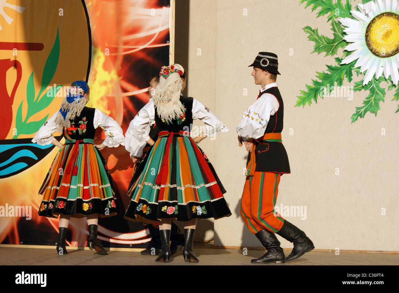 L' Beskids Settimana della Cultura (TKB), Polonia città Szczyrk, International Folk riunioni Foto Stock