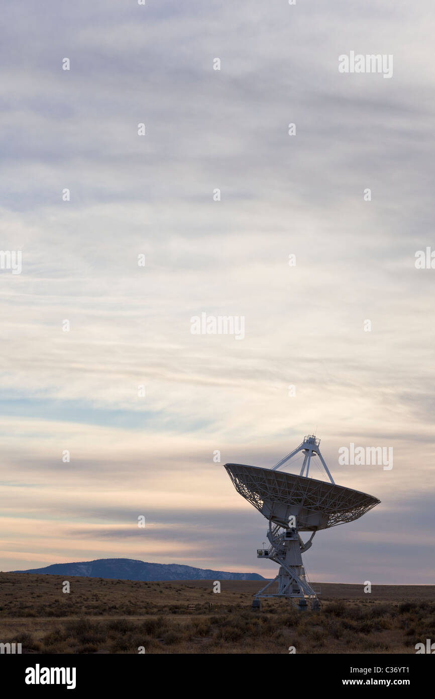 Radio Nazionale Osservatorio Astronomico. La grande schiera (VLA) nel Nuovo Messico, Stati Uniti d'America. Foto Stock