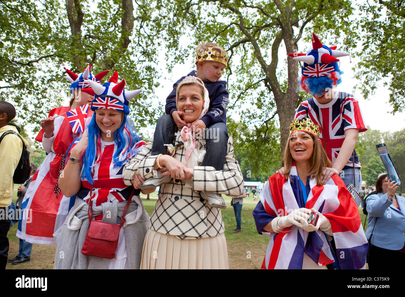 Nozze reali del principe William e Kate. Foto Stock