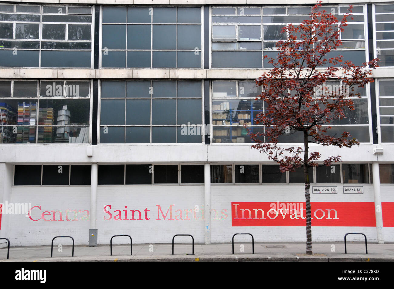 Central Saint Martins Scuola d Arte innovazione art design Holborn Foto Stock