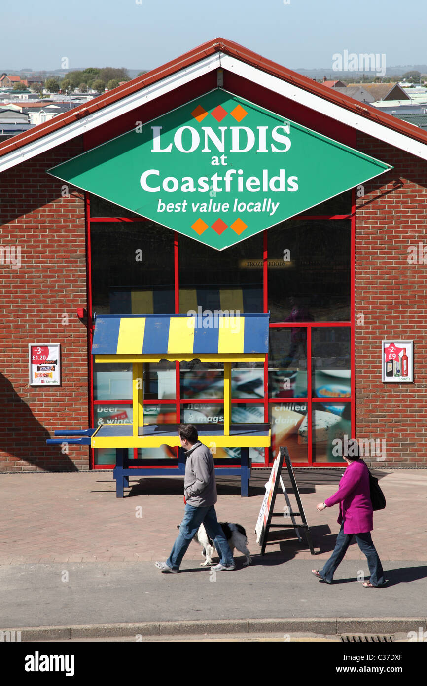 Un Londis convenience store nel Regno Unito Foto Stock