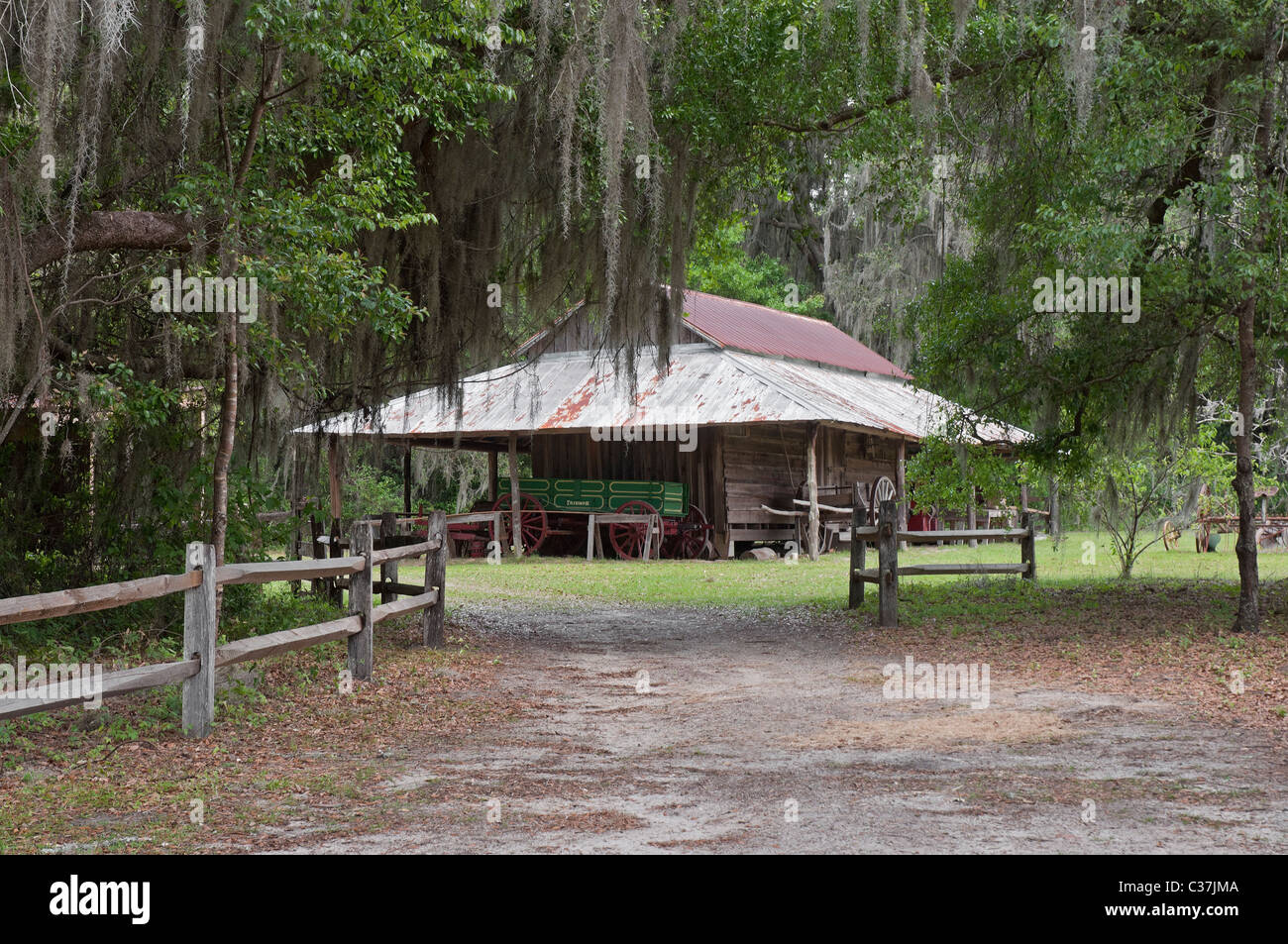 Dudley Farm sito storico dello stato della Florida Newberry Foto Stock