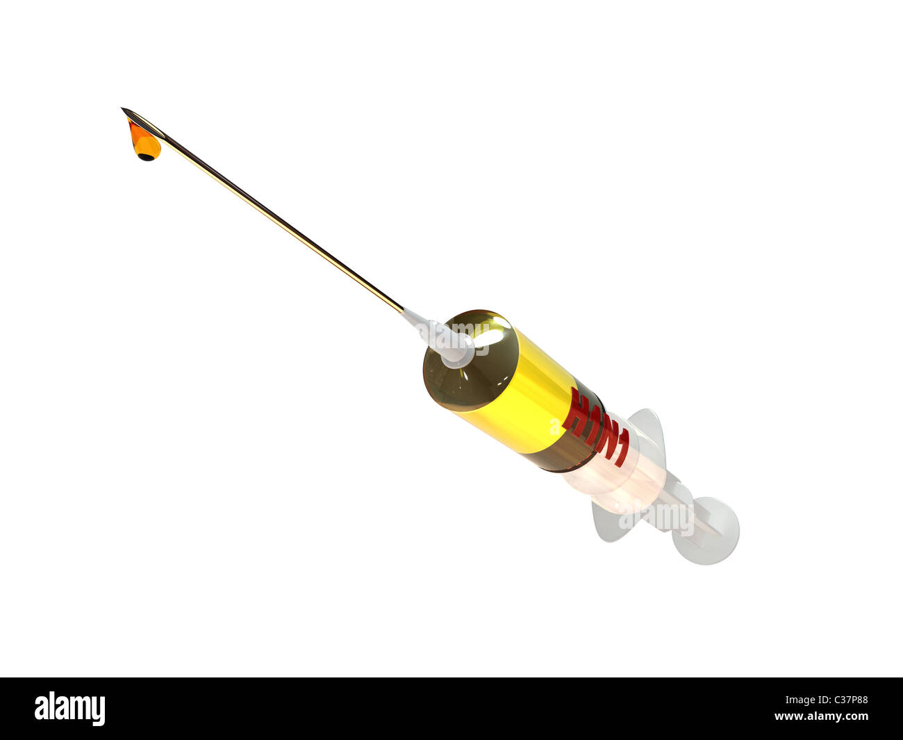 vaccino H1N1 Foto Stock