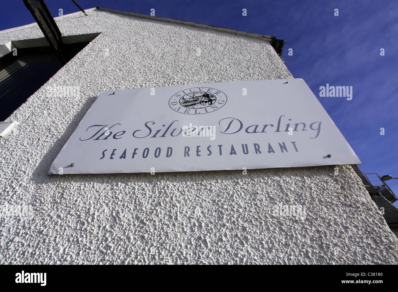 Il Silver Darling ristorante di pesce in Aberdeen, Scozia, Regno Unito Foto Stock