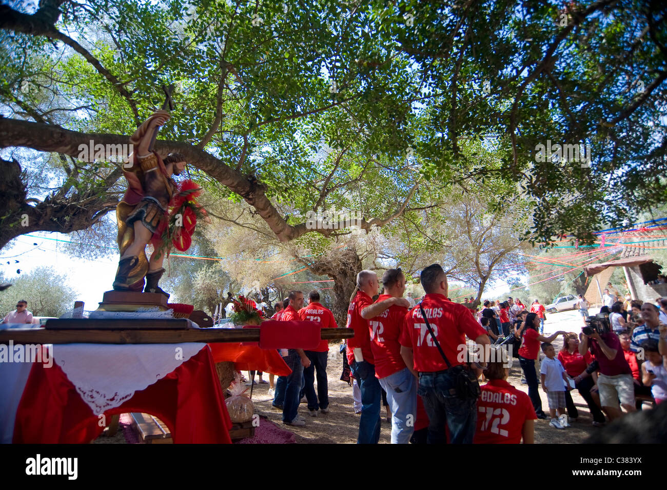 San Lussorio fest, Golgo, Baunei, Ogliastra, Sardegna, Italia Foto Stock