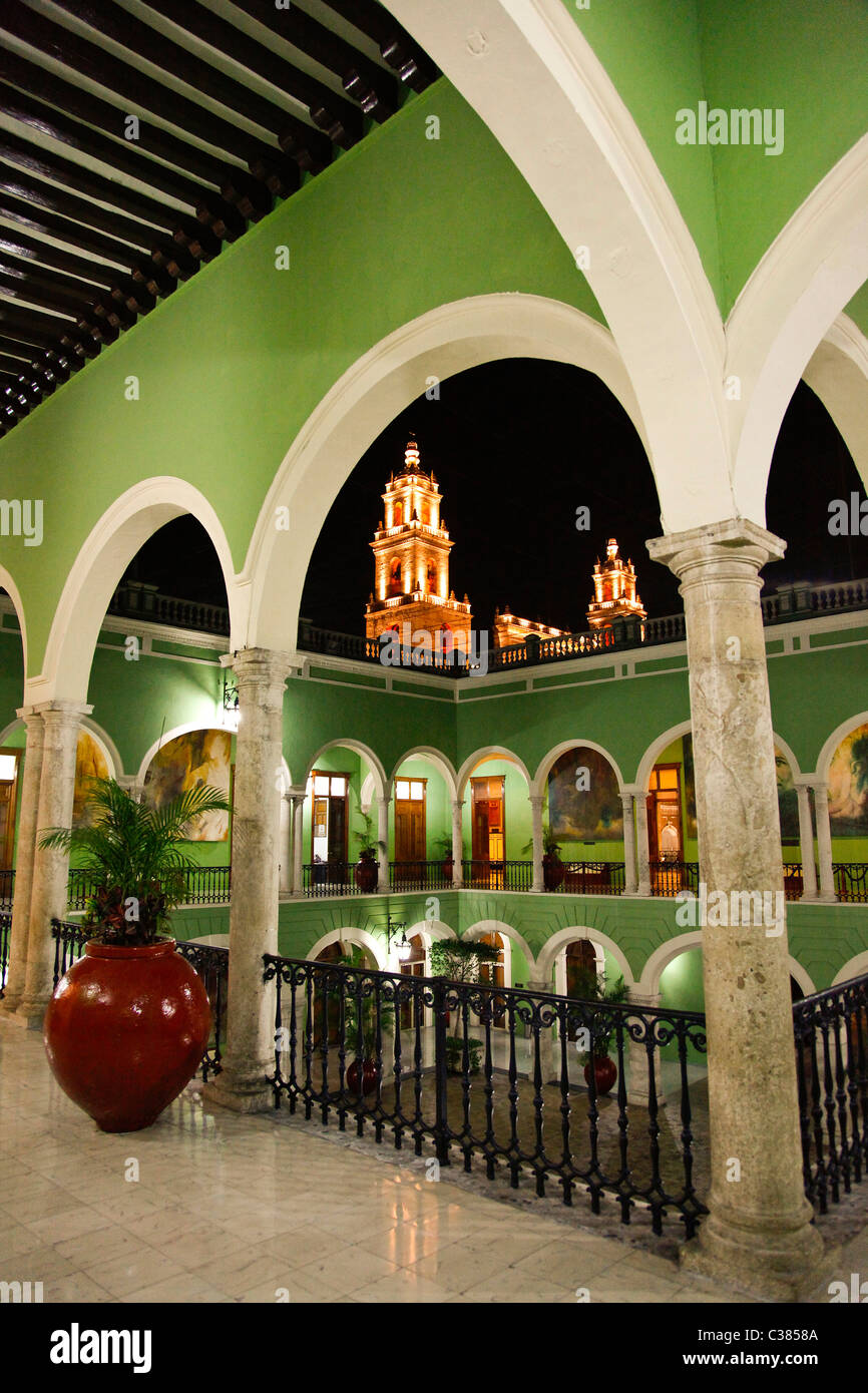 Palacio del Gobierno, Merida, Messico, America Foto Stock
