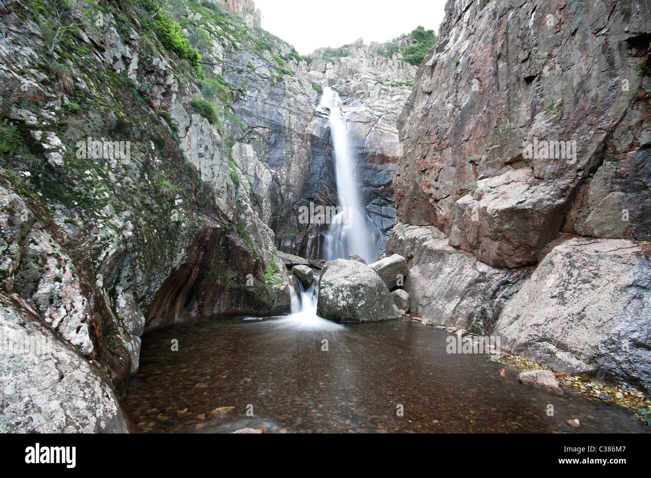 Sa Spendula cascata, Villacidro, Medio Campidano Provincia, Sardegna,  Italia, Europa Foto stock - Alamy