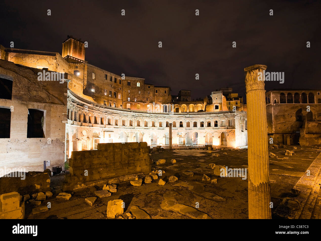 Fori Imperiali, Mercato di Traiano, Roma,Lazio,l'Italia,l'Europa Foto Stock