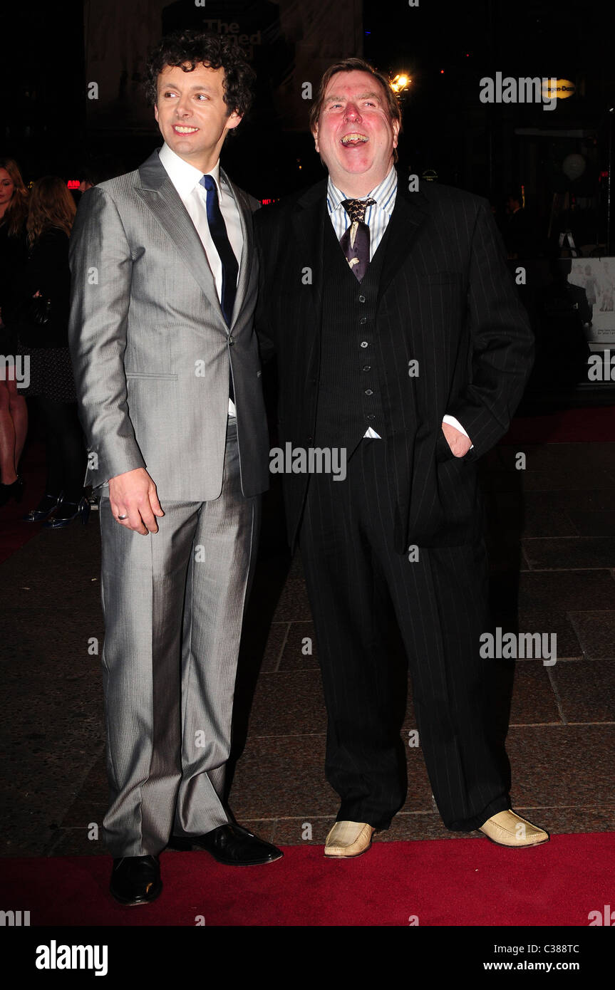 Michael Sheen e Timothy Spall UK film Premiere di "dannati Regno" tenutasi presso Vue Leicester Square di Londra, Inghilterra - 18.03.09 Foto Stock
