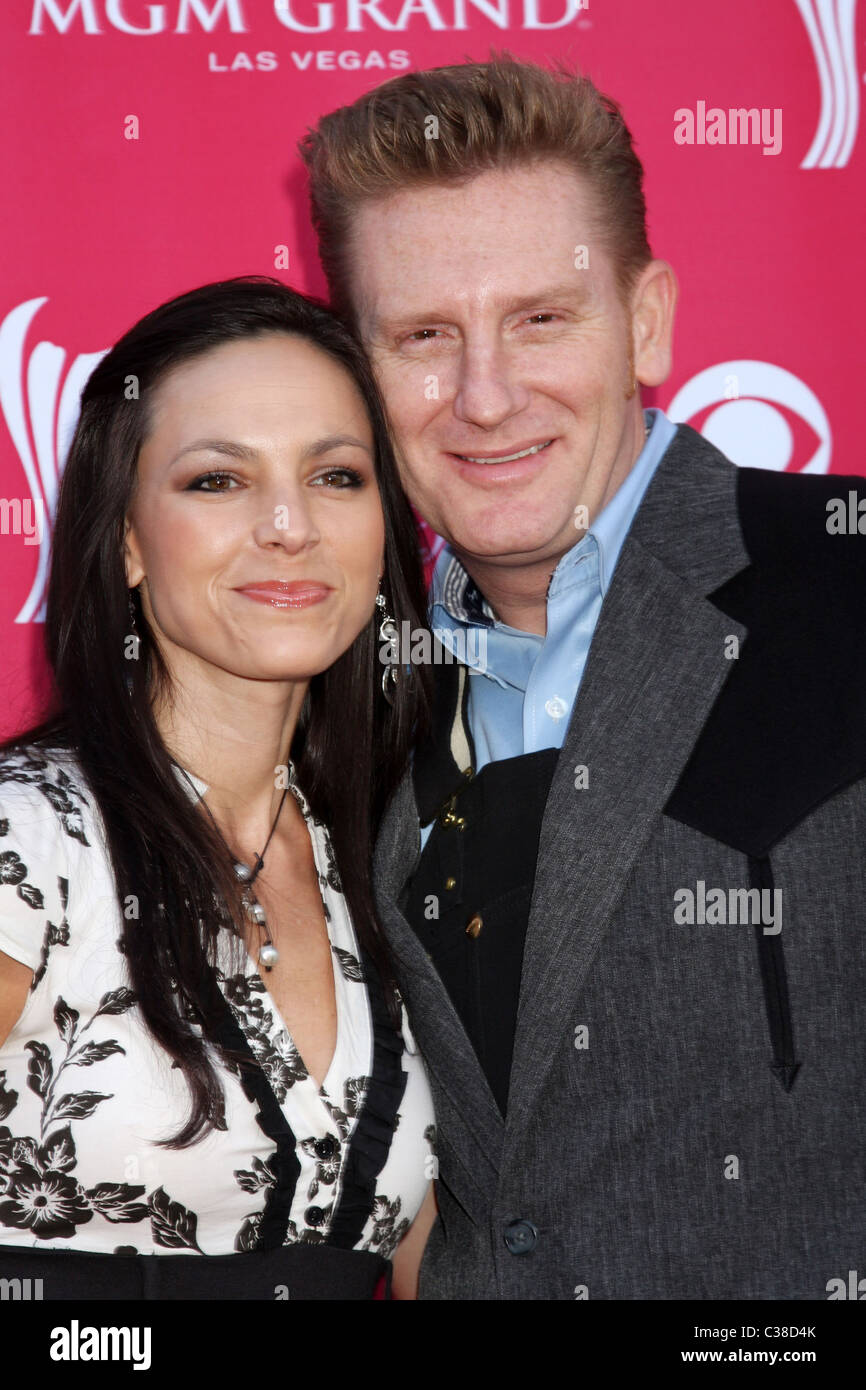 Joey e Rory, Rory Lee Feek e Joey Martin Feek 44th Academy of Country Music Awards arrivi al MGM Grand Hotel Casino - Foto Stock