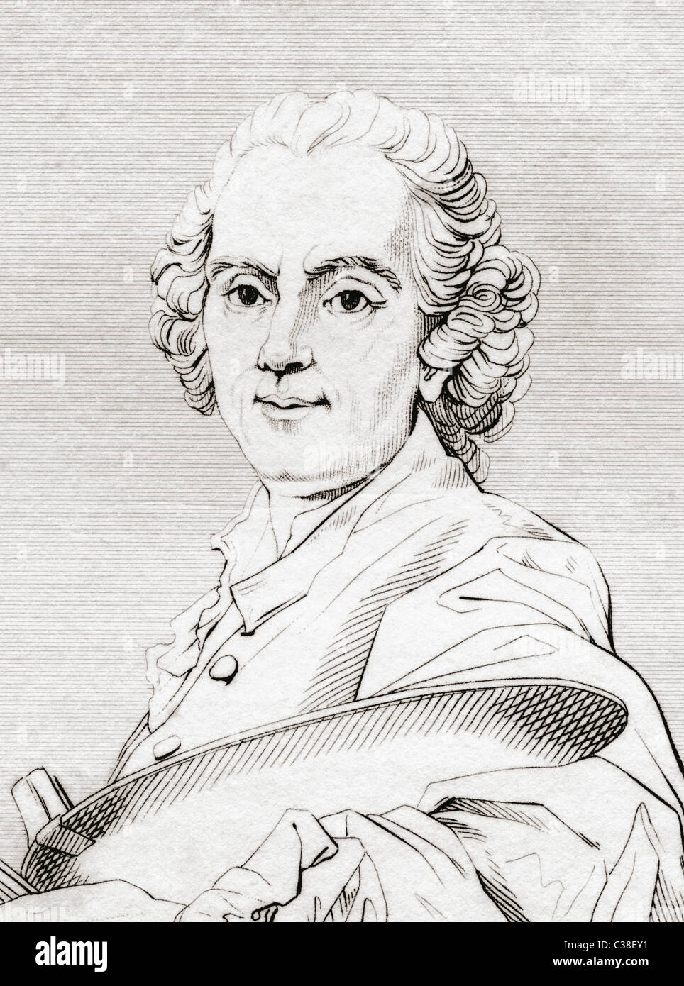 Claude-Joseph Vernet, 1714 - 1789. Pittore Francese. Foto Stock