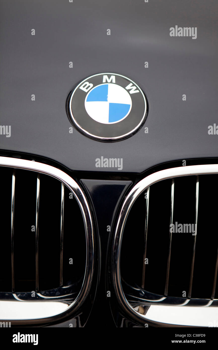 Distintivo BMW. Foto Stock
