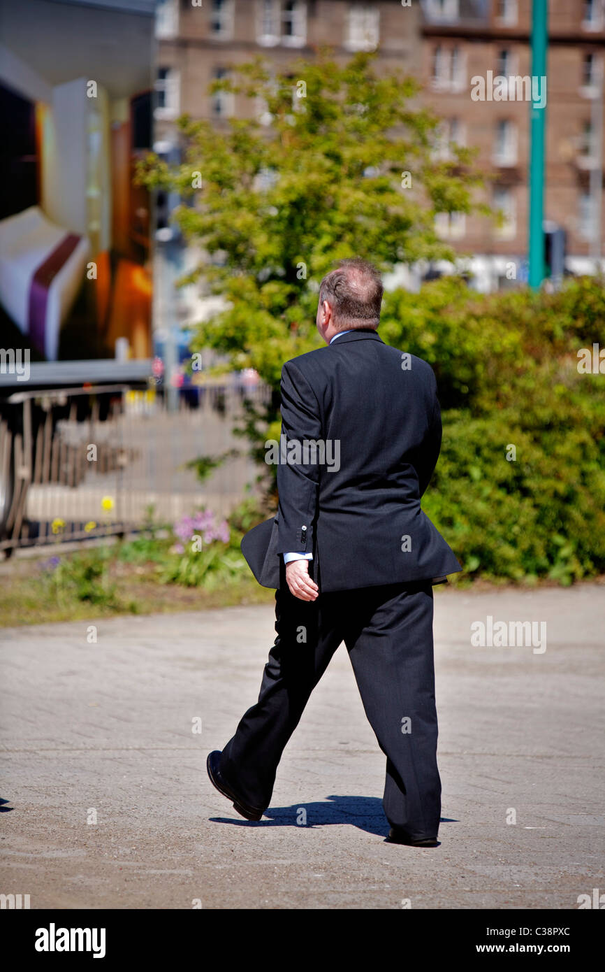 Alex Salmond, leader del SNP (Partito nazionale scozzese) Foto Stock