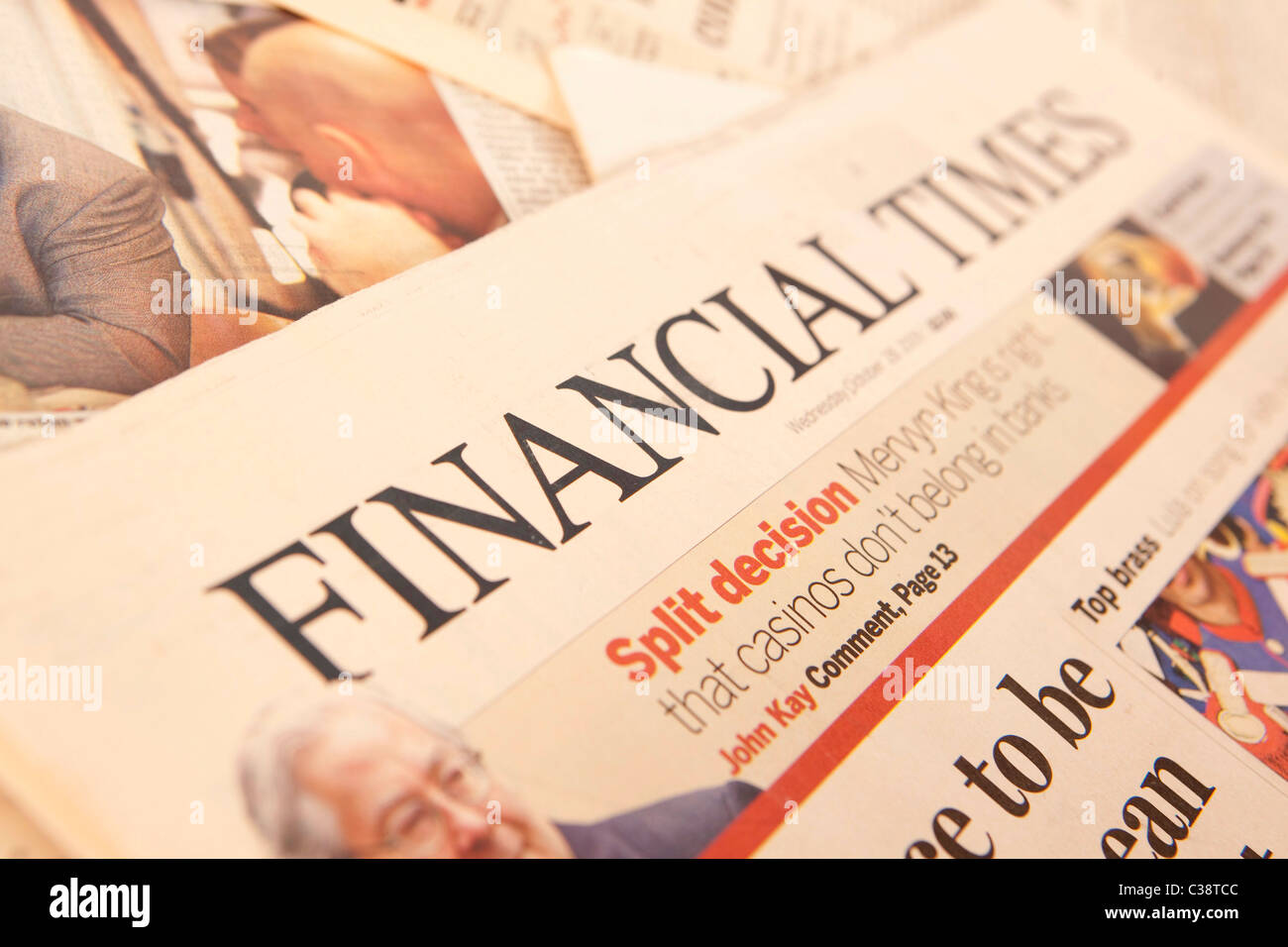 Financial Times. Foto Stock