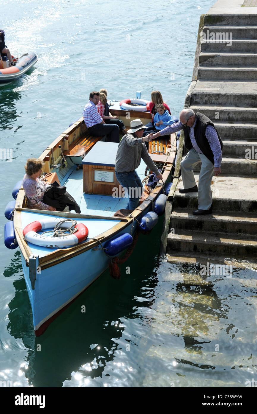 Gite in barca a Dartmouth Devon England Regno Unito Foto Stock