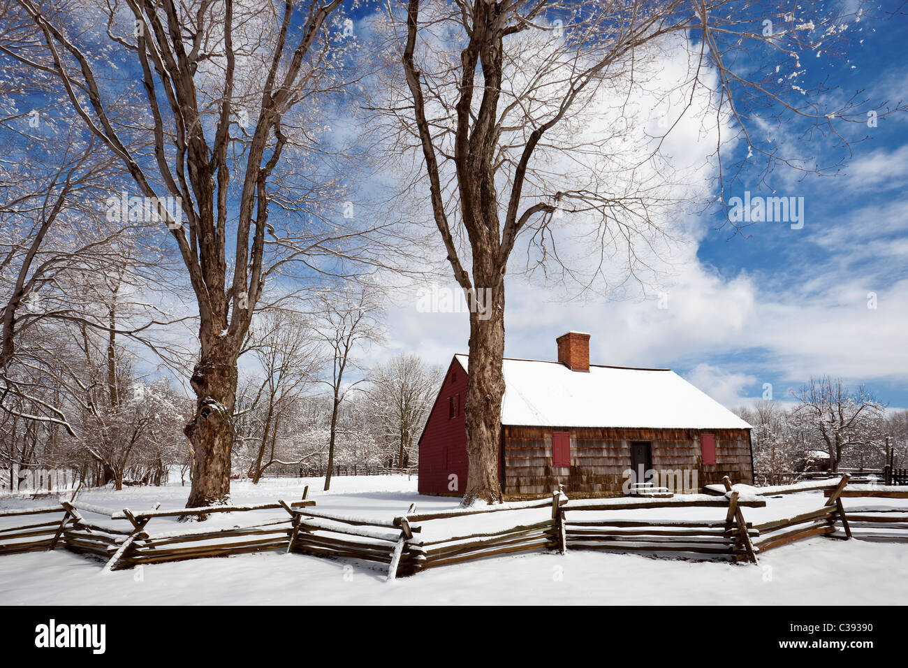 Tempe stoppino cabina, Cava Jockey National Historical Park, Morristown, New Jersey Foto Stock