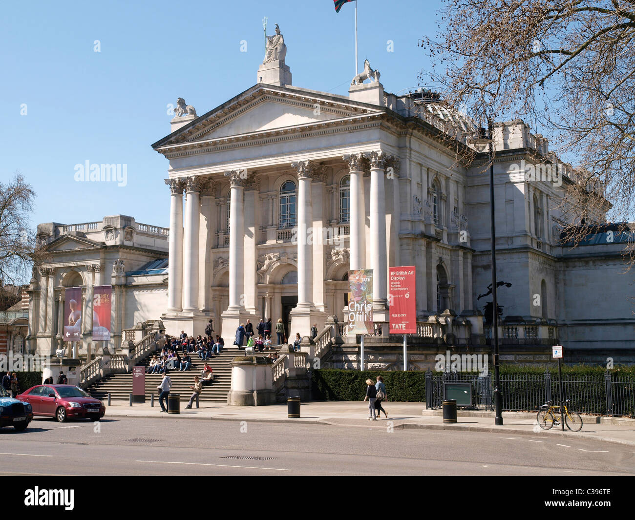 La galleria d'arte Tate Britain per arte britannica dal 1500 ad oggi. Millbank London Inghilterra England Foto Stock