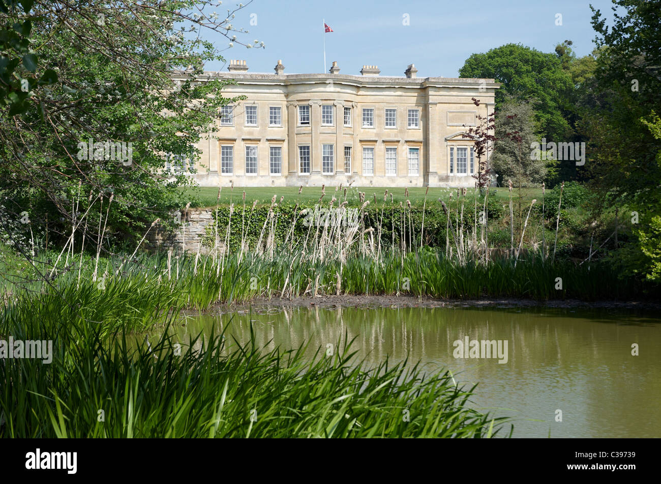 Il Mansion a Spetchley Park Gardens vicino a Worcester, Inghilterra Foto Stock