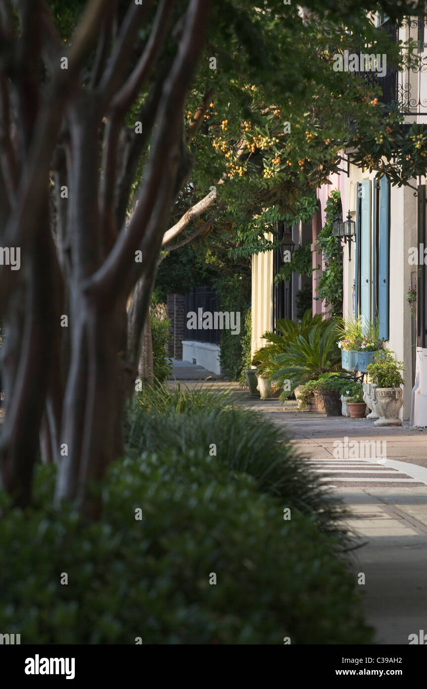 Il centro storico di Charleston, Carolina del Sud Foto Stock
