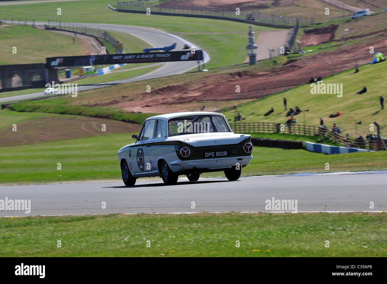 U2TC Pre-'66 al di sotto di 2 litro Touring Cars - Steve Hyde/Neil Brown, 1964 Ford Cortina Lotus Mk1 Foto Stock