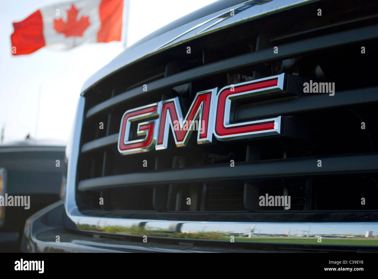 L'emblema GMC. Foto Stock