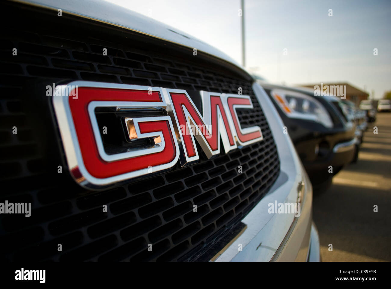 L'emblema GMC. Foto Stock