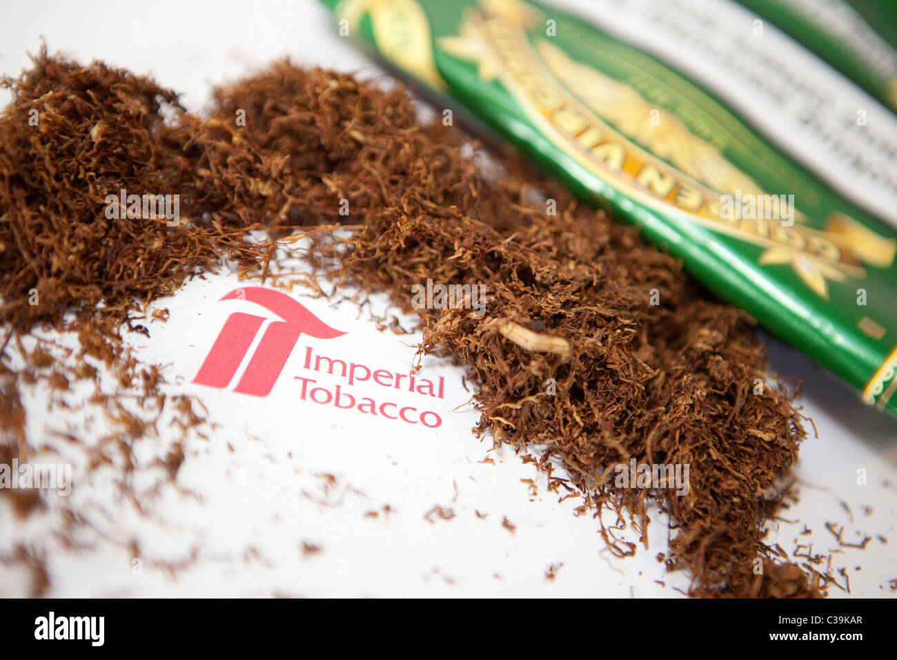 Imperial Tobacco logo e sigarette. Foto Stock