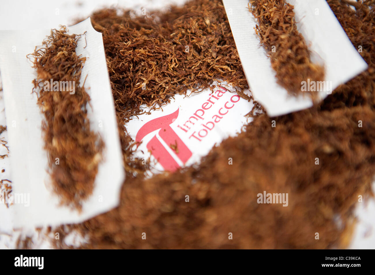 Imperial Tobacco logo e sigarette. Foto Stock
