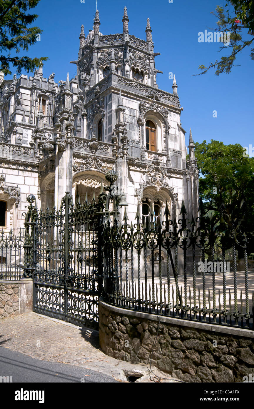 Ingresso alla Quinta da Regaleira Foto Stock