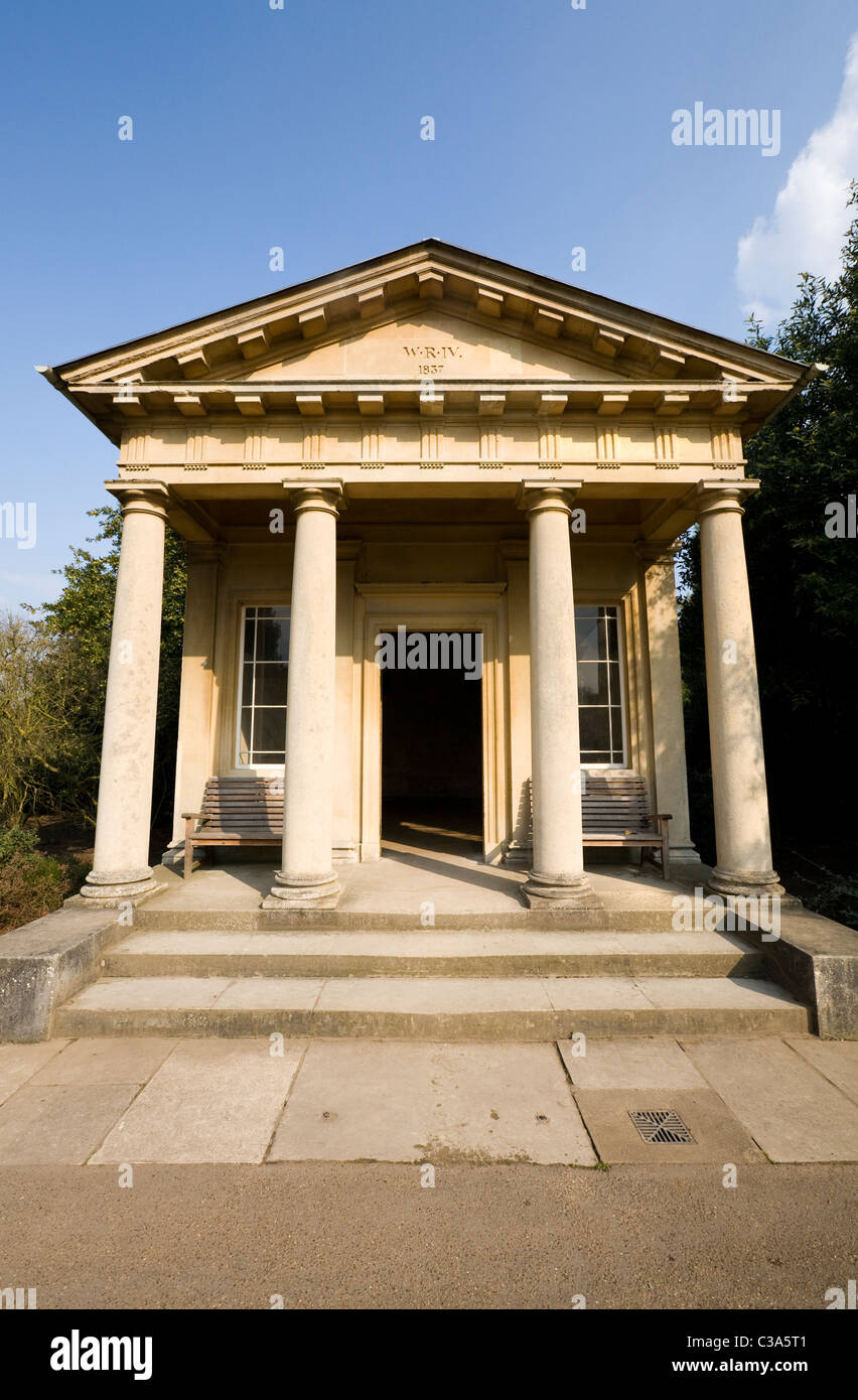 King William del tempio e tumulo di Kew Royal Botanical / Botanic Gardens / Giardino. Foto Stock