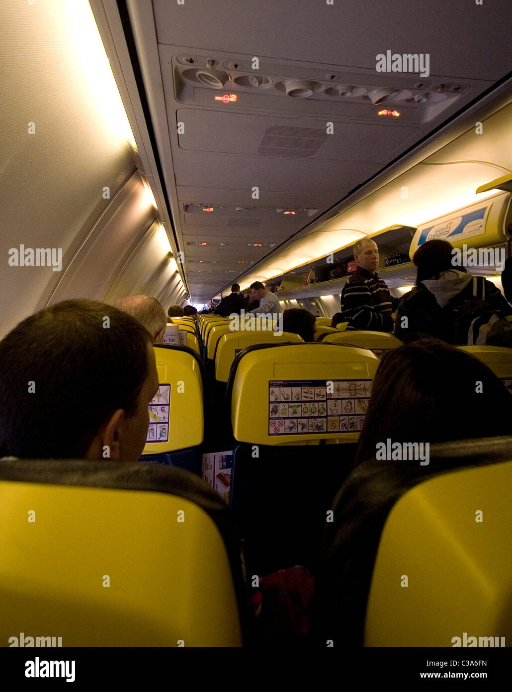 Un aereo Ryanair a Knock aeroporto, West Ireland Foto Stock